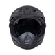 Kask downhillowy W-TEC Campanero US Flag ∙ zjazdowy ∙ full face/open face ∙ 17 otworów wentylacyjnych ∙ 2w1 ∙ skorupa ABS