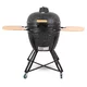 Ceramiczny grill kamado inSPORTline Pyrexo 24"∙ wbudowany termometr ∙ bambusowe półki boczne ∙ kółka transportowe ∙ pokrowiec ochronny