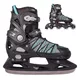 Regu­lo­walne łyżworolki / łyżwy inSPORTline Malibo ∙ 2w1 ∙ unisex ∙ MicroLock ∙ ComfortFit - M (37-40)