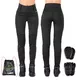 Damskie legginsy motocyklowe W-TEC Woposum - Czarny