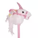 Hobby Horse jednorożec konik na kiju z dźwiękiem inSPORTline Garanito - Biały