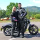 Kask motocyklowy W-TEC NK-850 otwierany + BLENDA - Biały błyszczący