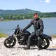 Kask motocyklowy W-TEC NK-850 otwierany + BLENDA - Biały błyszczący