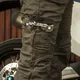 Męskie spodnie motocyklowe W-TEC Shoota - Oliwkowa zieleń