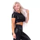 Damski top fitness Nebbia "Sandra D" 657 - Czarny