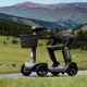 Czterokołowy skuter elektryczny inSPORTline Clis ∙ składany ∙ 10 km/h ∙ zasięg do 40 km - Szary