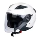 Kask motocyklowy otwarty W-TEC Barcela - Biały błyszczący