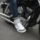 Buty motocyklowe W-TEC Arimes ∙ męskie ∙ wysoka cholewka ∙ ochrona kostek i pięt ∙ idealne na miasto ∙ antypoślizgowe - Biały szary