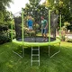 Trampolina ogrodowa z pełnym wyposażeniem inSPORTline Irbiso 366 cm