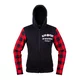 Damska bluza motocyklowa W-TEC Black Heart Ramforge Lady ∙ kieszenie na ochraniacze ∙ podszewka mesh ∙ regulowany kaptur ∙ elastyczne ściągacze - Czerwono-czarny