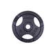 Żeliwne talerze olimpijskie inSPORTline Hamerton Black 50 mm 1,25-25 kg ∙ wytrzymałe uchwyty ∙ do sztangi olimpijskiej