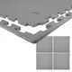 Mata fitness inSPORTline EVA80 200x200x1 cm puzzle do ćwiczeń - Szary