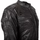 Damska skórzana kurtka motocyklowa W-TEC Urban Noir Lady - Czarny