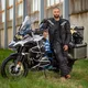 Męska kurtka motocyklowa W-TEC Kamicer - Czarno-szary