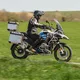 Kask motocyklowy szczękowy W-TEC Vexamo z blendą - Czarno-zielony