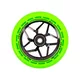 Kółka do hulajnogi LMT L Wheel 115 mm z łożyskami ABEC 9 - Czarny/Czarny - Czarno-zielony