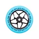 Kółka do hulajnogi LMT L Wheel 115 mm z łożyskami ABEC 9 - Czarny/Czarny - Czarno-niebieski