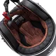 Kask motocyklowy otwarty chopper W-TEC Black Heart Kustom - Skull Horn, matowy czarny