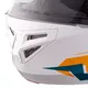 Kask motocyklowy szczękowy z blendą W-TEC Vexamo PI Graphic z Pinlockiem - Biała Grafika