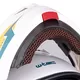 Kask motocyklowy szczękowy z blendą W-TEC Vexamo PI Graphic z Pinlockiem - Biała Grafika