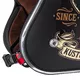 Kask motocyklowy otwarty chopper W-TEC Black Heart Kustom - Skull Horn, matowy czarny