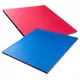 Mata puzzle fitness tatami na podłogę ochronna inSPORTline Malmeida 100x100x4 cm - czerwono-niebieski, wzór słomkowy