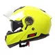Kask motocyklowy z otwieraną szczęką + blenda W-TEC Cullo - Fluo żółty