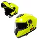 Kask motocyklowy z otwieraną szczęką + blenda W-TEC Cullo - Fluo żółty - Fluo żółty