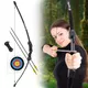 Zestaw łuczniczy: łuk, strzały, tarcza inSPORTline Hizza 15 lbs - Czarny - Czarny
