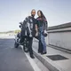 Damskie skórzane rękawice motocyklowe W-TEC Pocahonta - Czarno-różowy