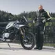 Męskie spodnie motocyklowe W-TEC Spirital - Czarny-fluo żółty