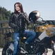 Damskie skórzane rękawice motocyklowe W-TEC Perchta