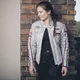 Damska skórzana kurtka motocyklowa W-TEC Sheawen Lady White - Biały