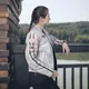 Damska skórzana kurtka motocyklowa W-TEC Sheawen Lady White - Biały