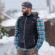 Ogrzewana kamizelka bezrękawnik męski inSPORTline WARMhim - Czarny