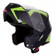 Kask motocyklowy szczękowy W-TEC Vexamo z blendą - Czarno-zielony