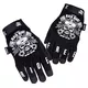 Rękawice motocyklowe W-TEC Black Heart Piston Skull - Czarny - Czarny