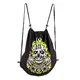 Kask motocyklowy otwarty chopper W-TEC Black Heart Kustom - Skull Horn, matowy czarny