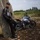 Męskie dżinsy motocyklowe W-TEC Aredator - Czarny