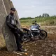 Skórzano-dżinsowa kurtka motocyklowa W-TEC Metalgy - Czarny