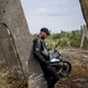 Skórzano-dżinsowa kurtka motocyklowa W-TEC Metalgy - Czarny