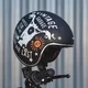 Kask motocyklowy otwarty W-TEC Café Racer - Wielka gwiazda