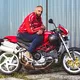 Męska kurtka motocyklowa W-TEC Patriot Red - Czerwony