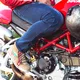 Męskie spodnie motocyklowe W-TEC Feeldy - Niebieski