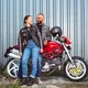 Męska kurtka motocyklowa W-TEC Patriot - Szary