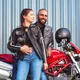 Damska skórzana kurtka motocyklowa W-TEC Sheawen Lady Black - Czarny