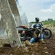 Męskie dżinsy motocyklowe W-TEC Grandus - Niebieski