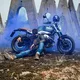 Męskie dżinsy motocyklowe W-TEC Grandus - Niebieski