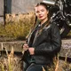 Damska skórzana kurtka motocyklowa W-TEC Black Heart Raptura - Czarny