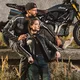 Damska skórzana kurtka motocyklowa W-TEC Sheawen Lady Black - Czarny